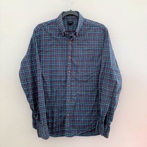 J Crew Plaid Flannel Button-Up